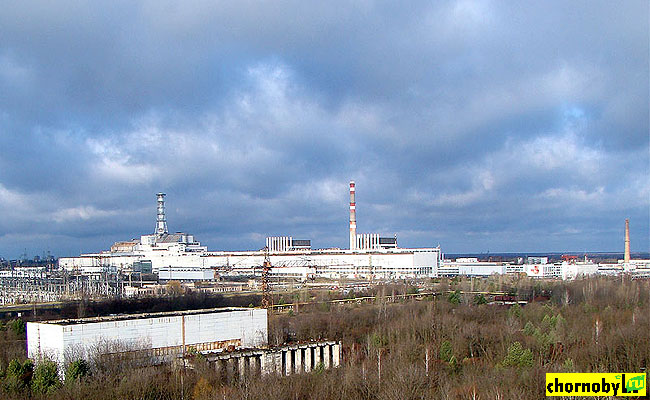 Вид Чернобыльской АЭС фото
